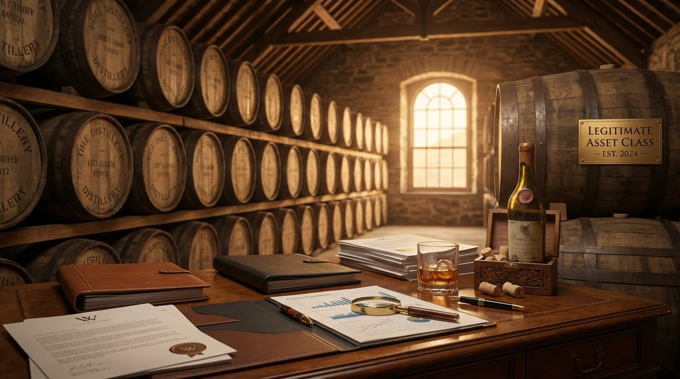 Fine Wine vs Whisky Casks: Pros, Cons, Challenges and the Path to Legitimate Asset Class Status